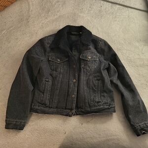 Levis Faux Sherpa Lined Denim Jacket
